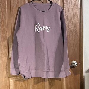 Womans Mauve 'Rams' Sweatshirt